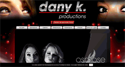 Desktop Screenshot of dany-k-productions.com