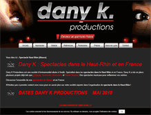 Tablet Screenshot of dany-k-productions.com